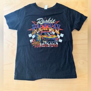 Mini + Mine Rookie Raceway Graphic Tee Unisex Boys Girls matching